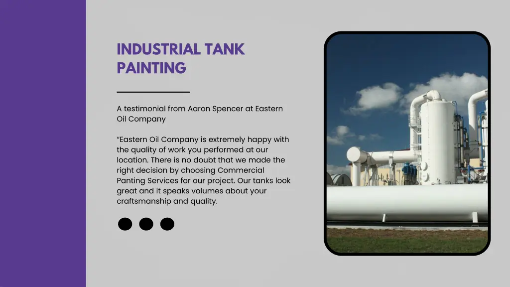 industrial tank painting