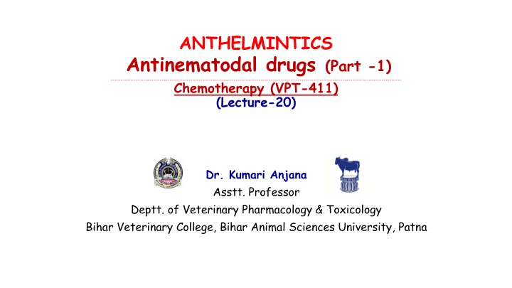 anthelmintics antinematodal drugs part