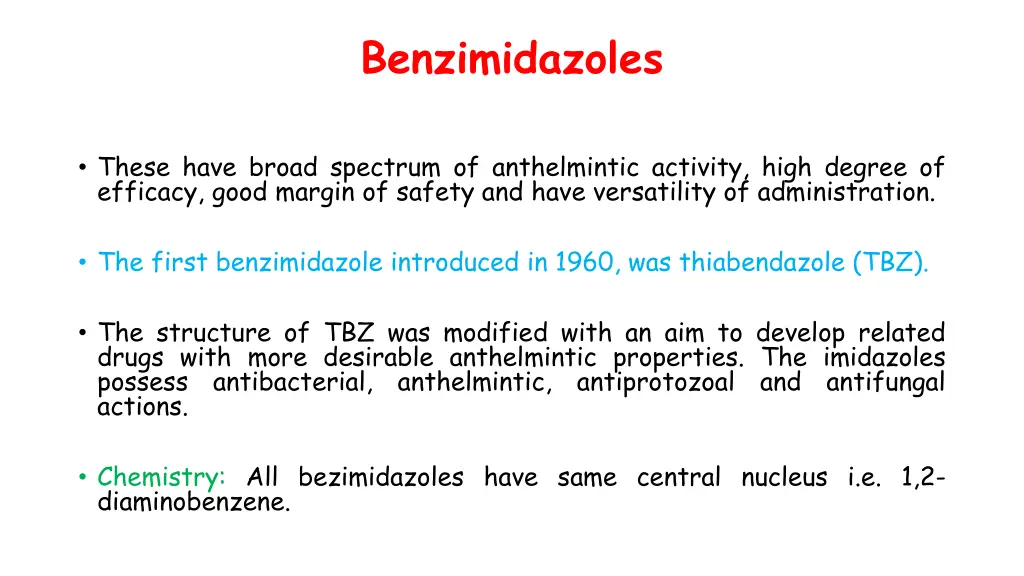 benzimidazoles