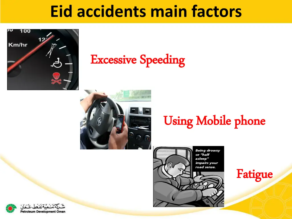 eid accidents main factors