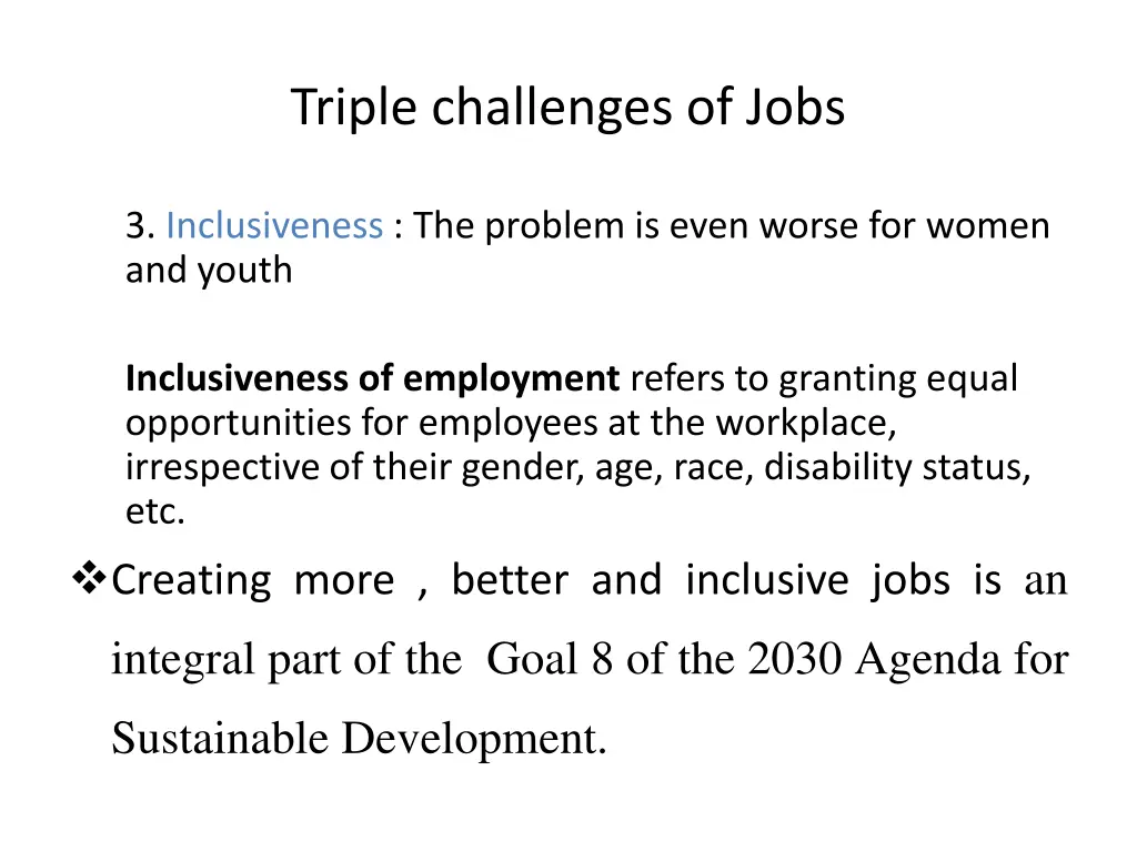 triple challenges of jobs 2