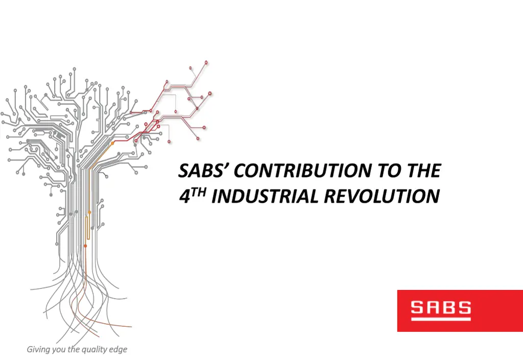 sabs contribution to the 4 th industrial