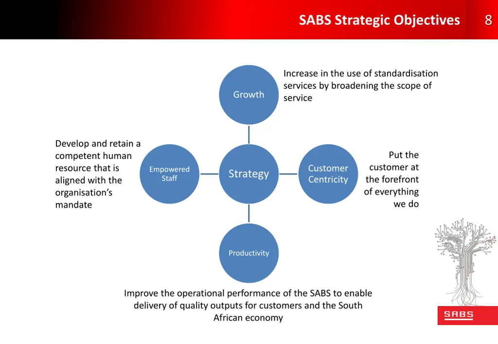 sabs strategic objectives