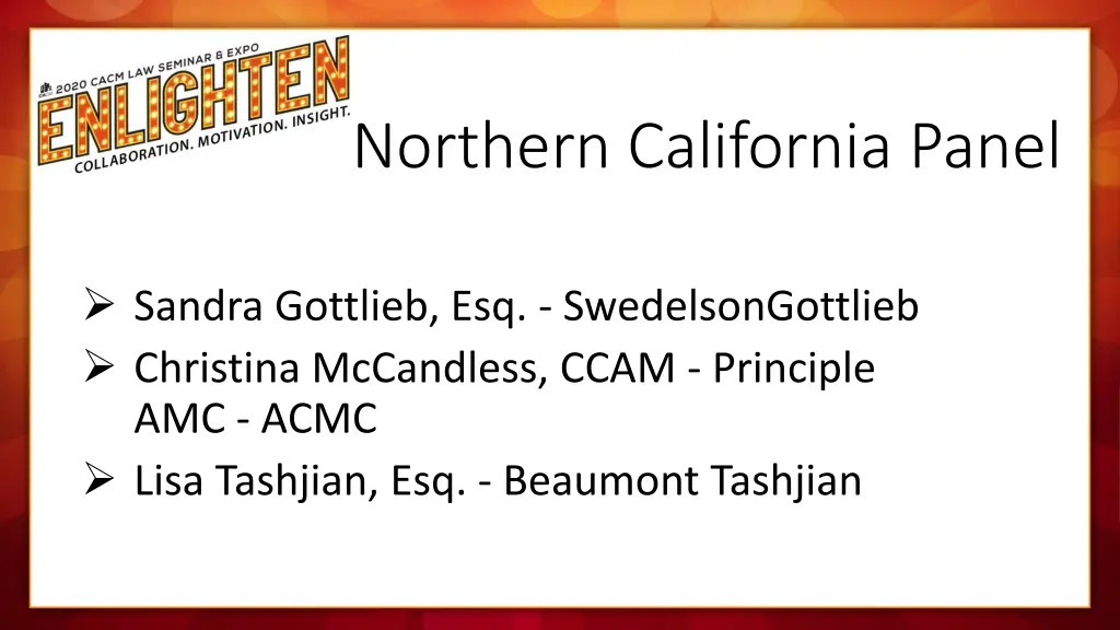 northern california panel