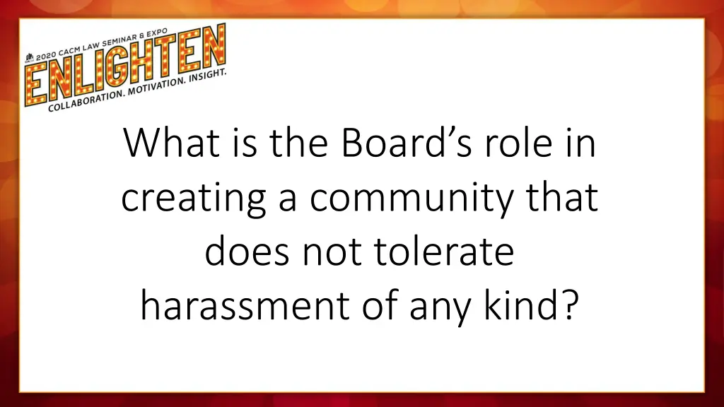 what is the board s role in creating a community