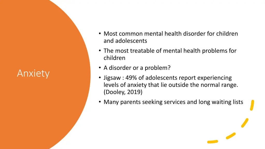 most common mental health disorder for children