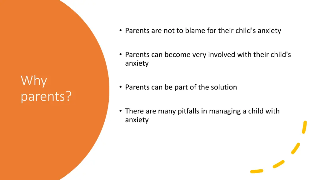 parents are not to blame for their child s anxiety