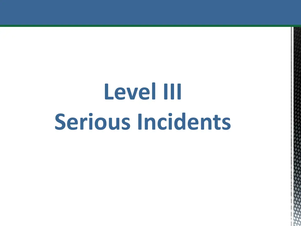 level iii