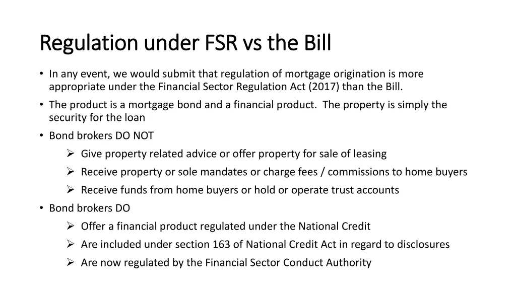 regulation under regulation under fsr