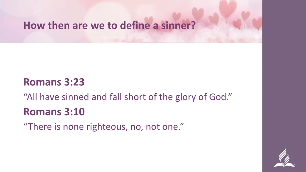 how then are we to define a sinner