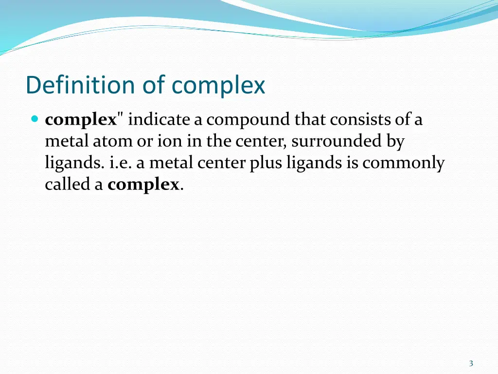 definition of complex 1