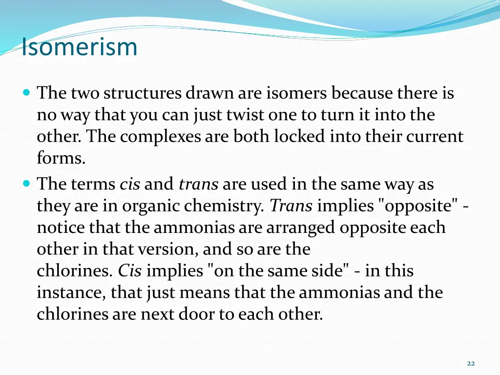 isomerism 2