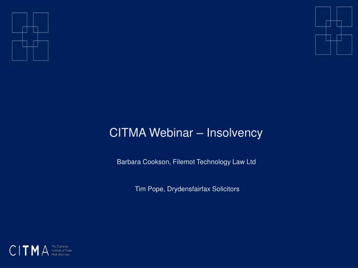 citma webinar insolvency