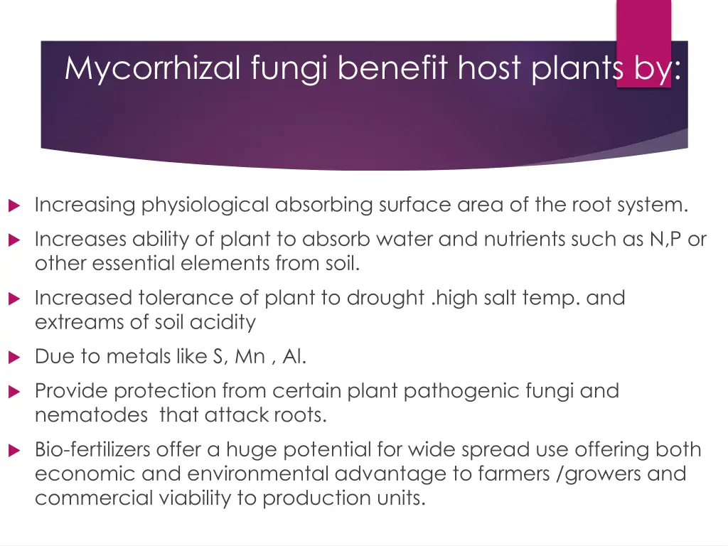 m mycorrhizal fungi benefit host plants by