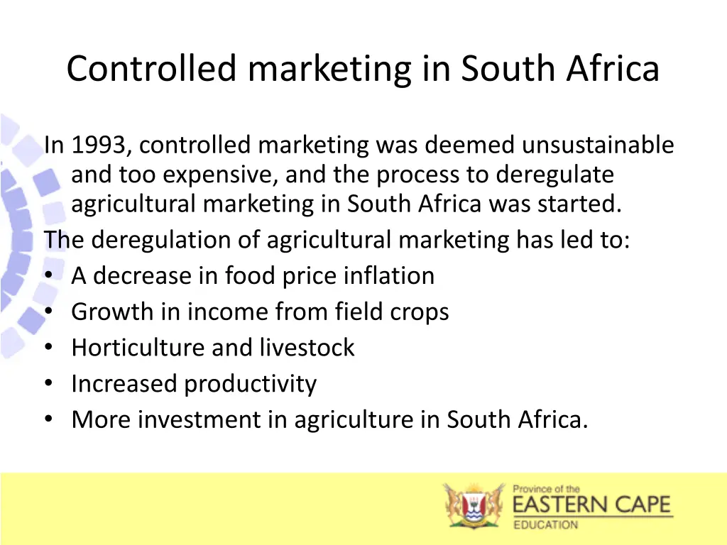 controlled marketing in south africa