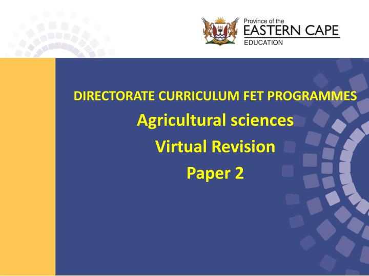 directorate curriculum fet programmes