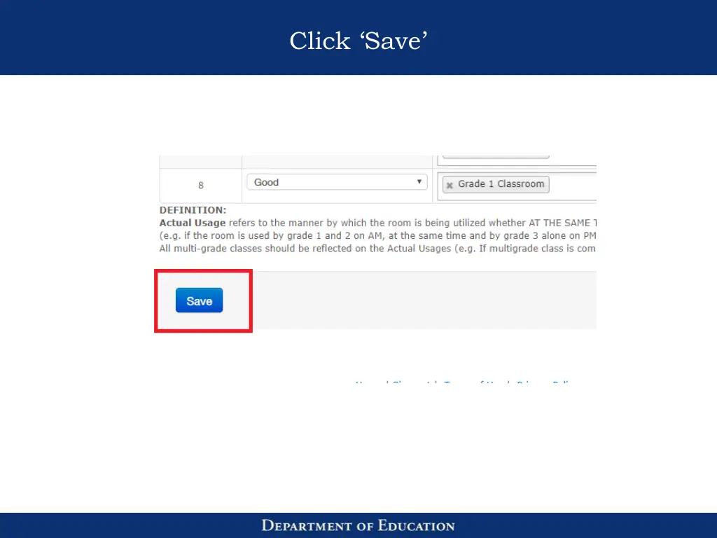 click save 1