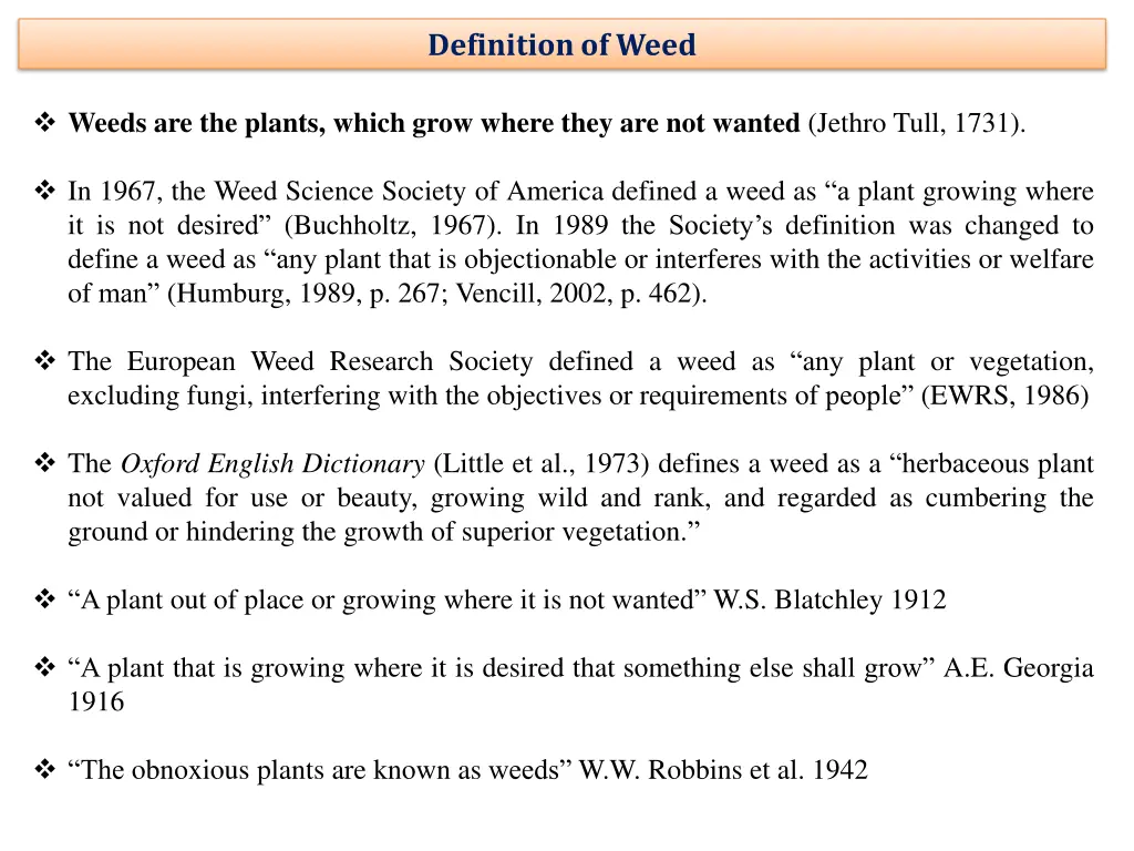 definition of weed