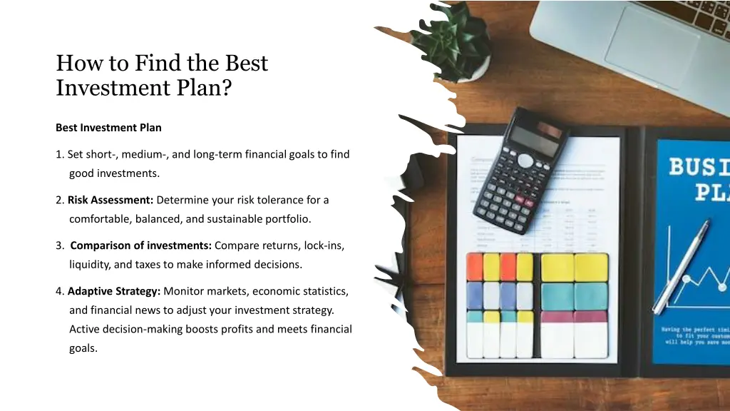 how to find the best investment plan