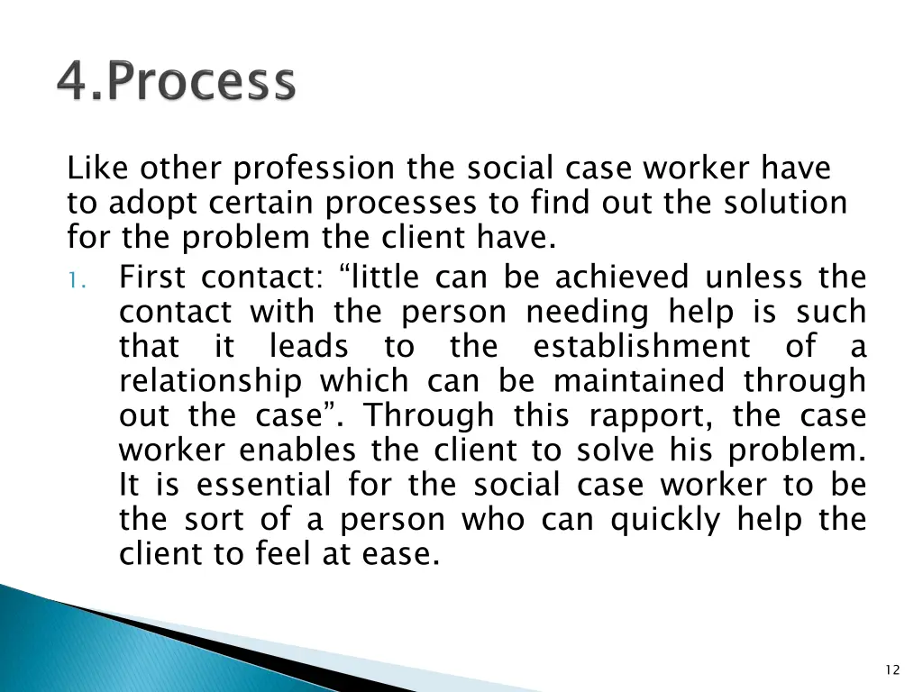 like other profession the social case worker have