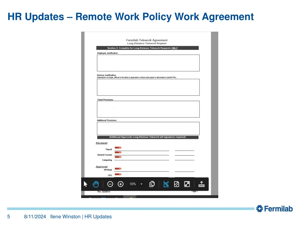 hr updates remote work policy work agreement 2