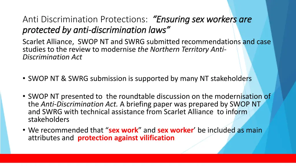 anti discrimination protections ensuring