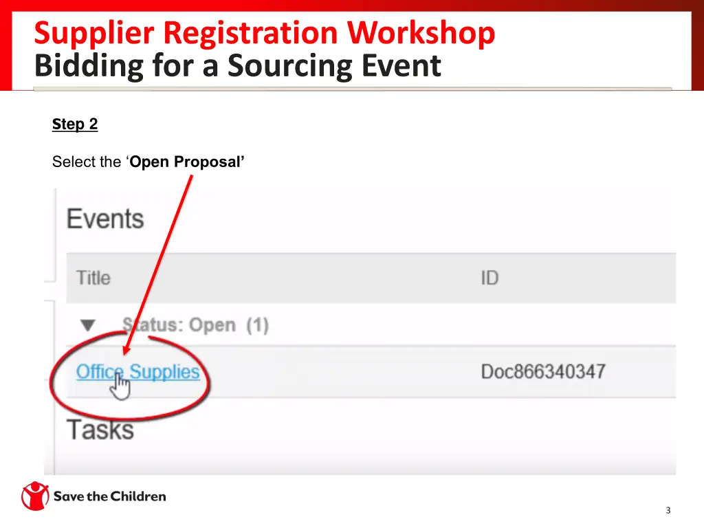 supplier registration workshop 1