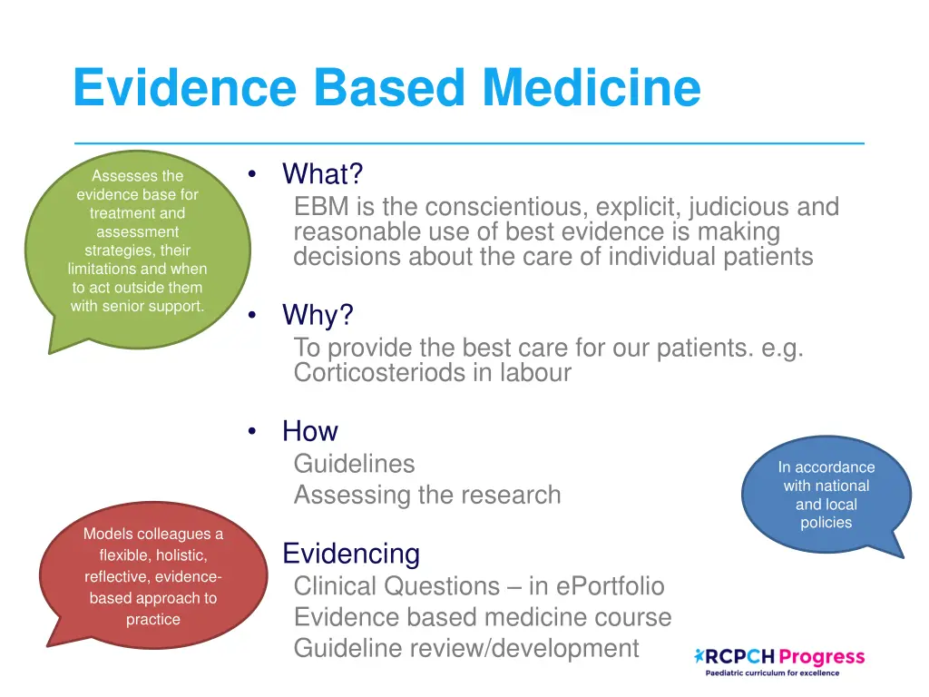 evidence based medicine