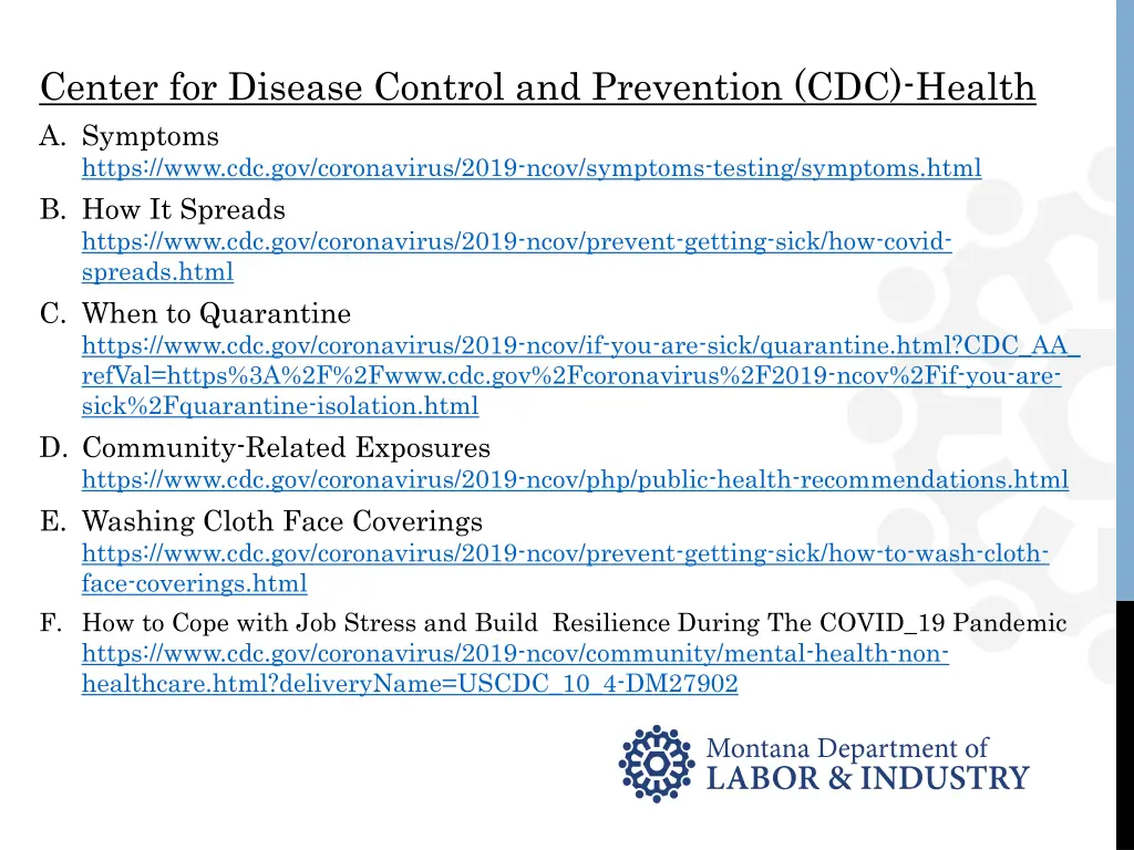 center for disease control and prevention