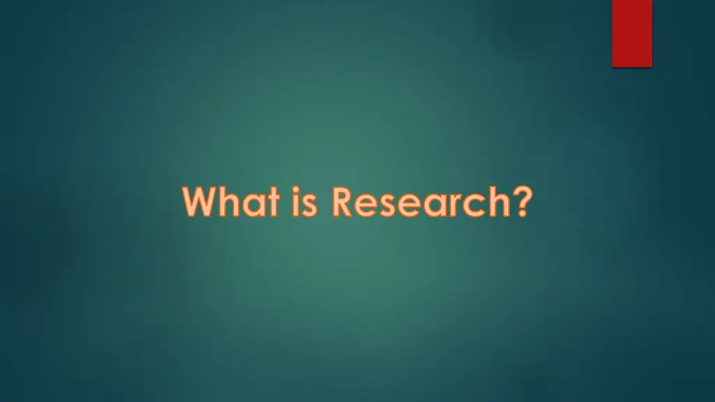 what is research