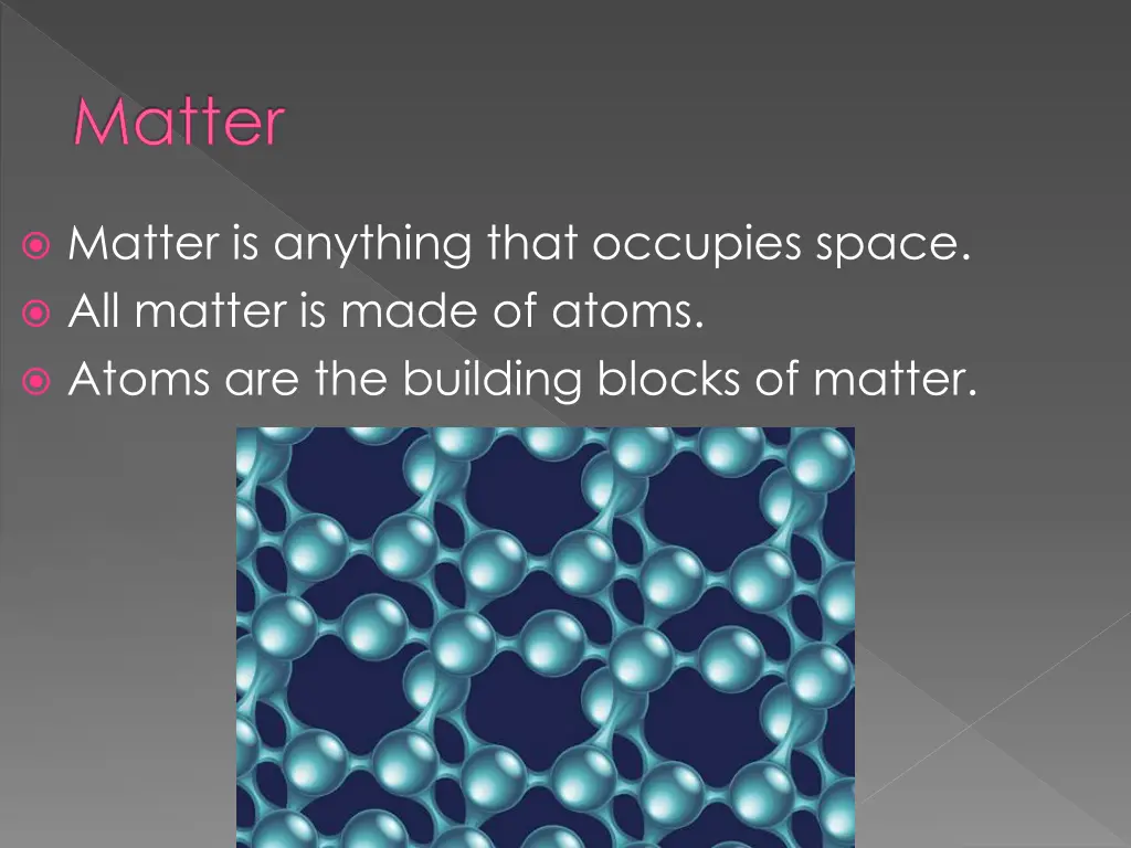 matter