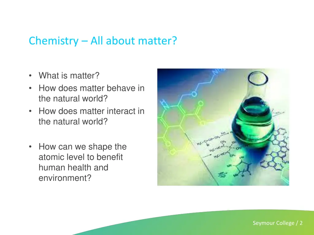 chemistry all about matter