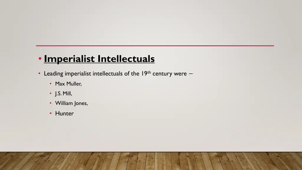 imperialist intellectuals