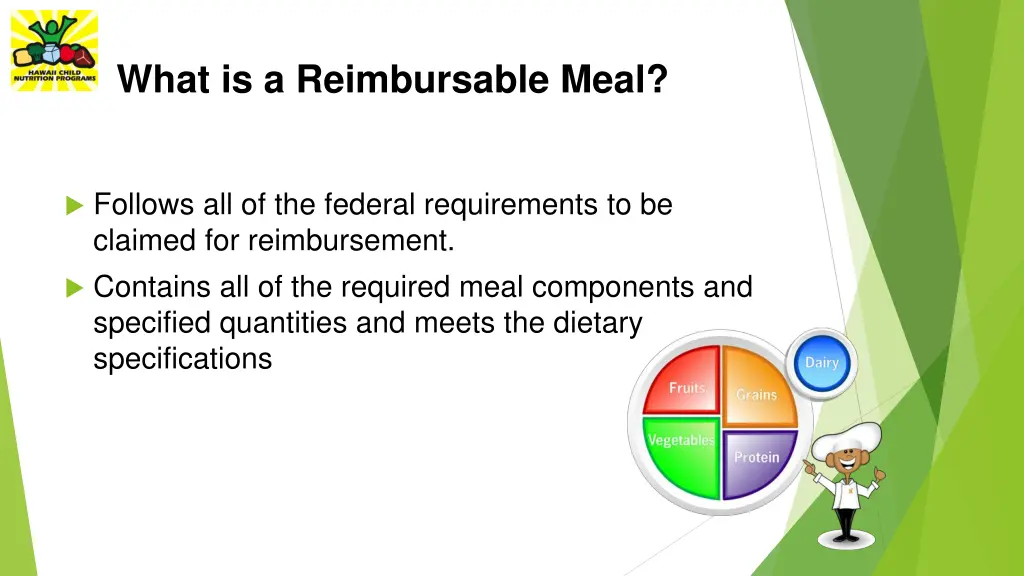 what is a reimbursable meal