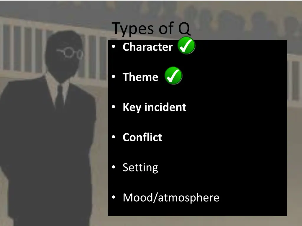 types of q character