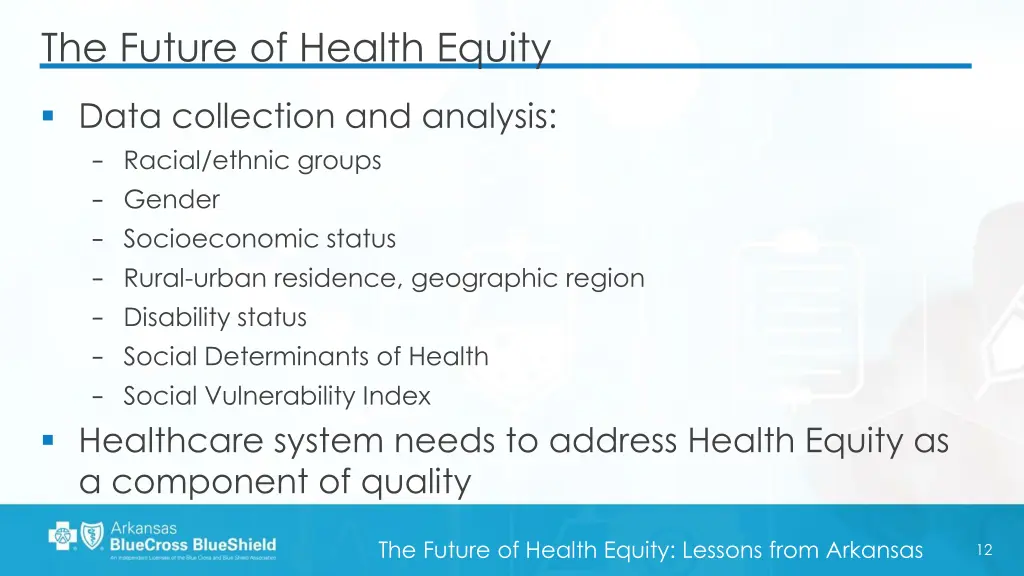 the future of health equity