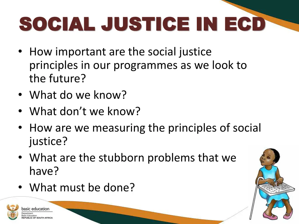 social justice in ecd social justice in ecd