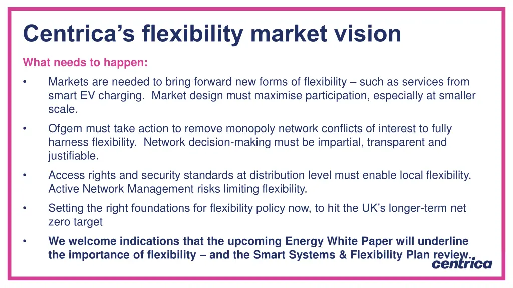 centrica s flexibility market vision 2