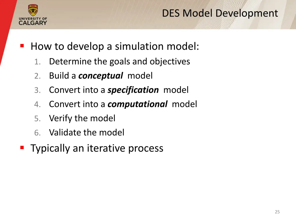 des model development