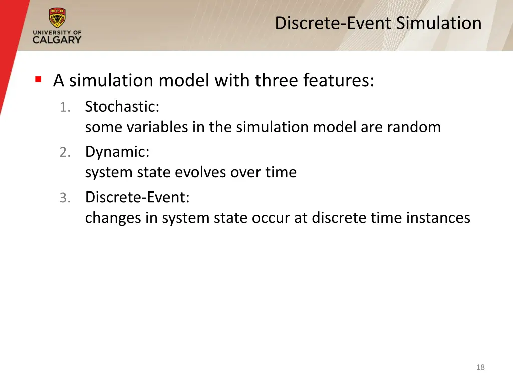 discrete event simulation