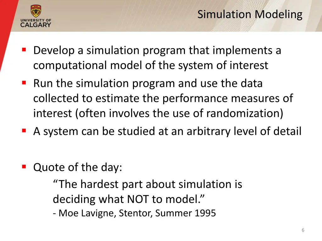 simulation modeling