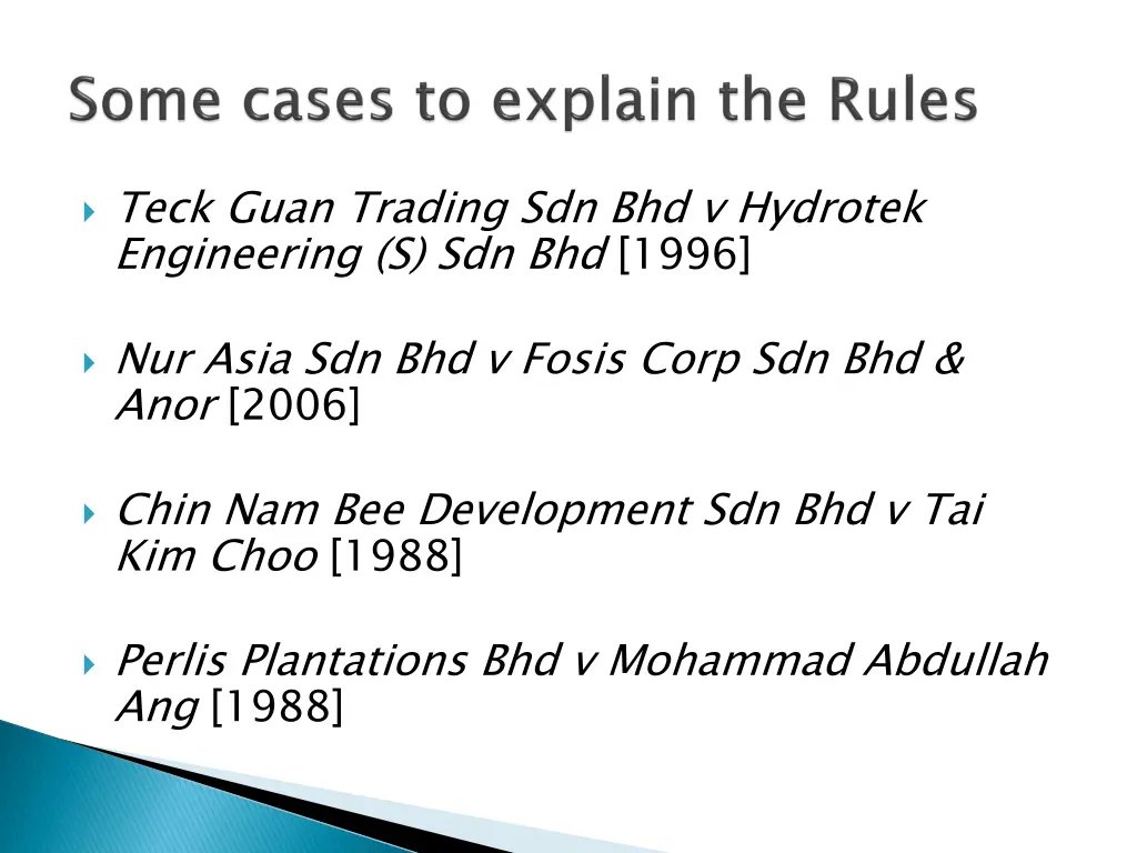 teck guan trading sdn bhd v hydrotek engineering