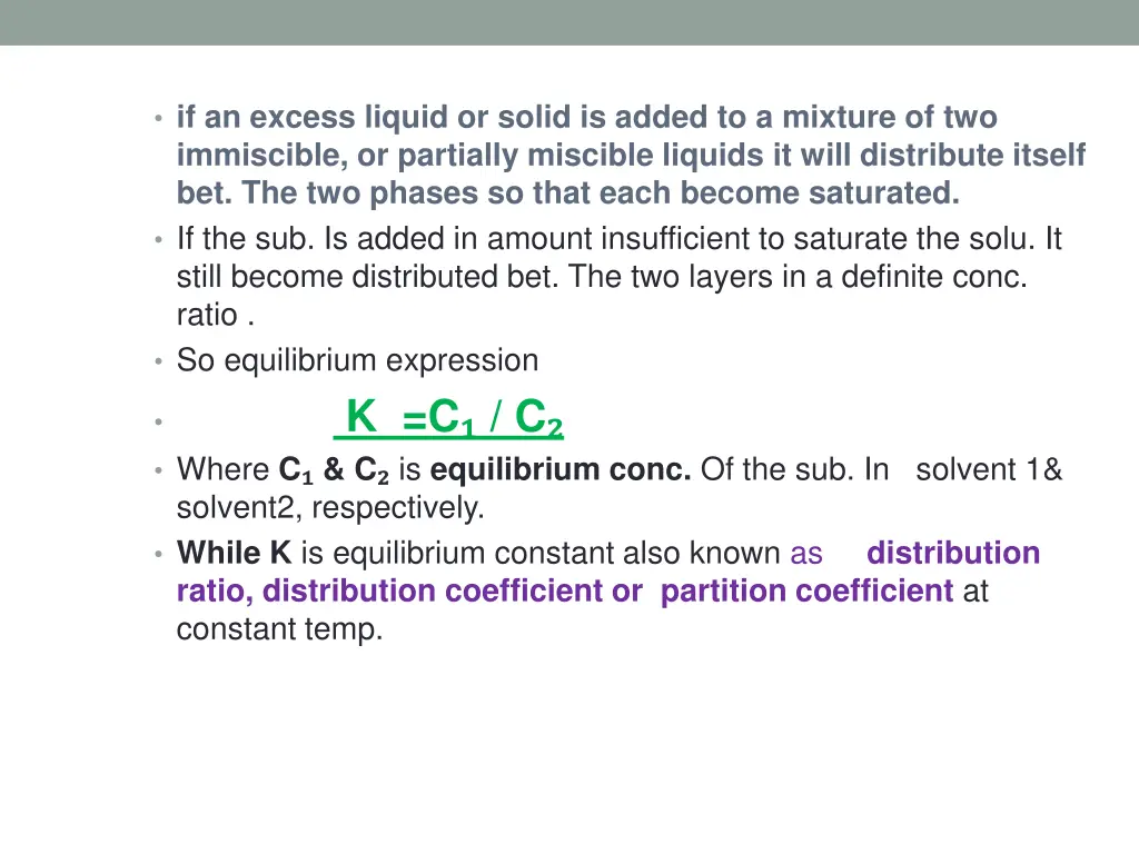 if an excess liquid or solid is added