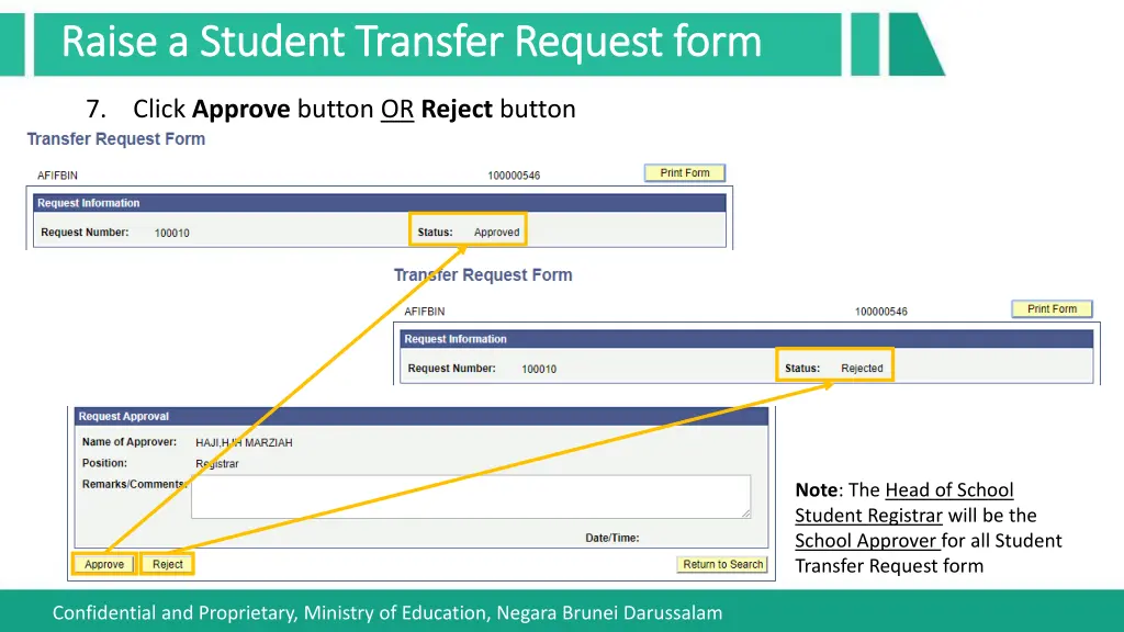 raise a student transfer request form raise 3