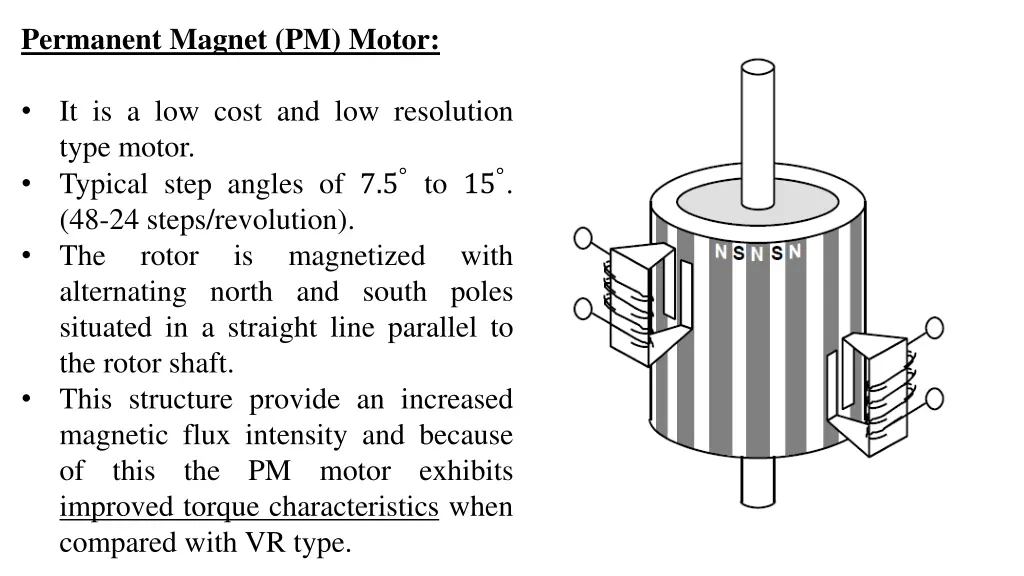 permanent magnet pm motor