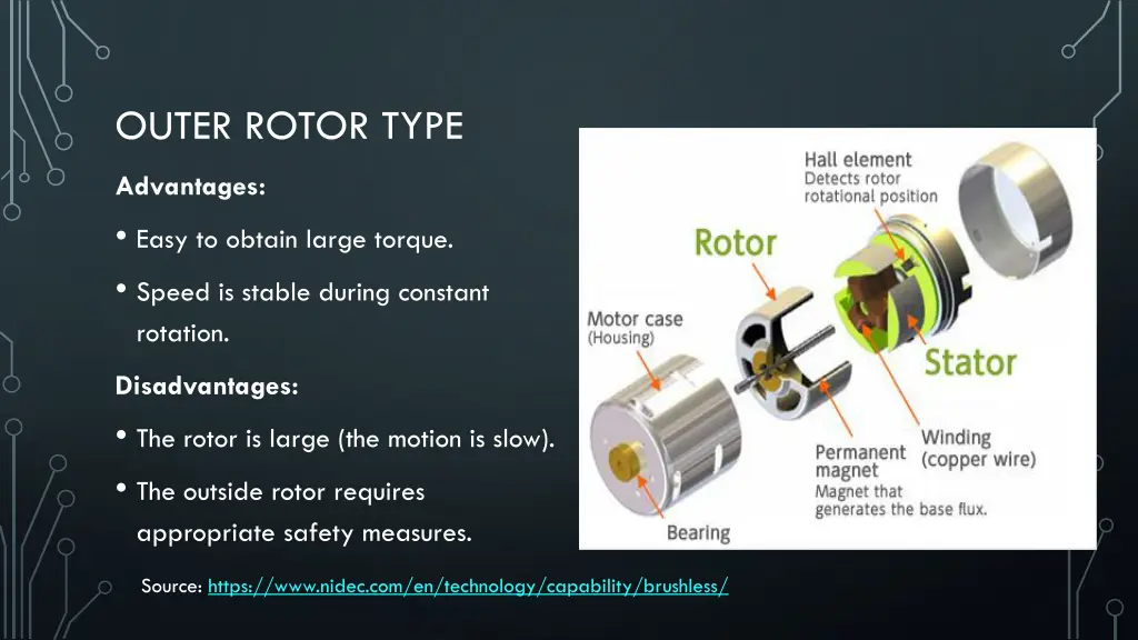 outer rotor type