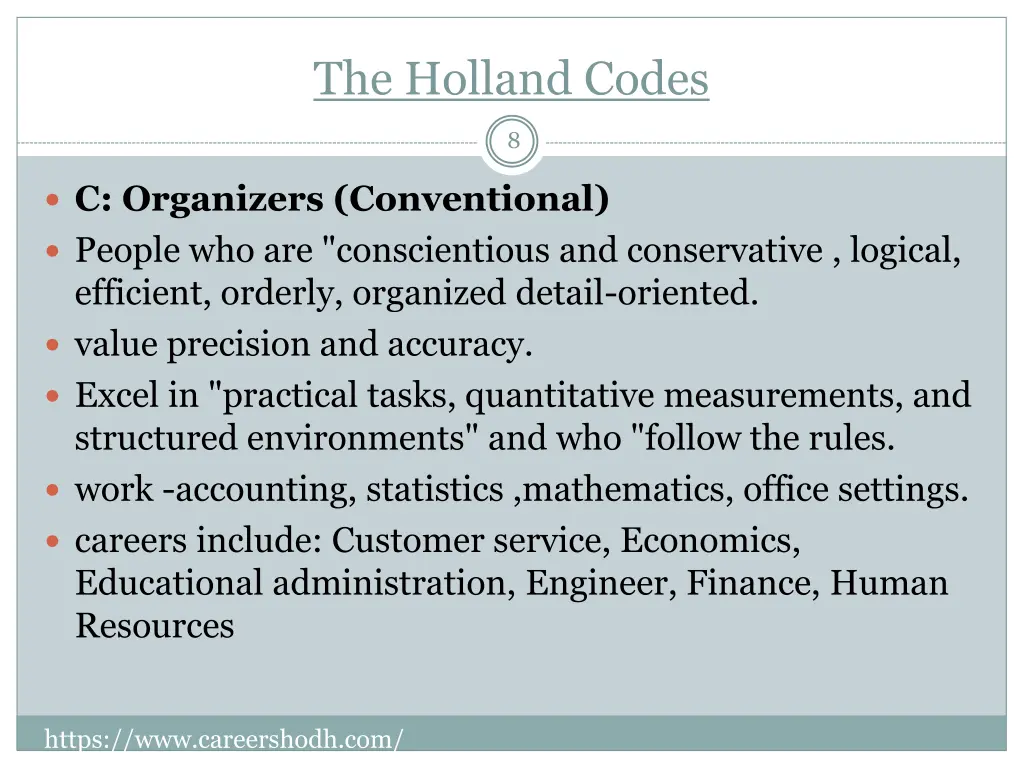 the holland codes 2