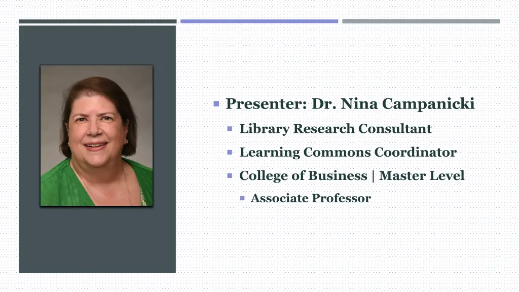 presenter dr nina campanicki