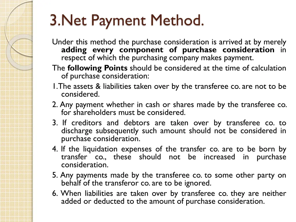 3 net payment method