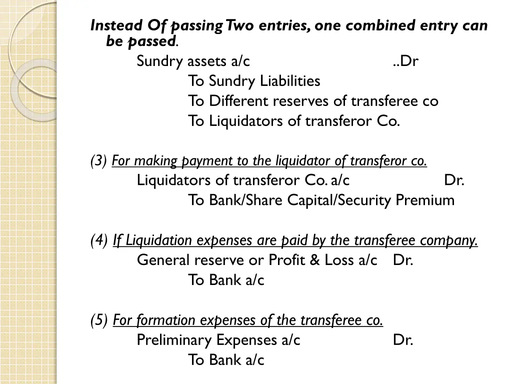 instead of passing two entries one combined entry